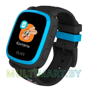 Смарт-часы Elari KidPhone Ну, погоди! (черный)